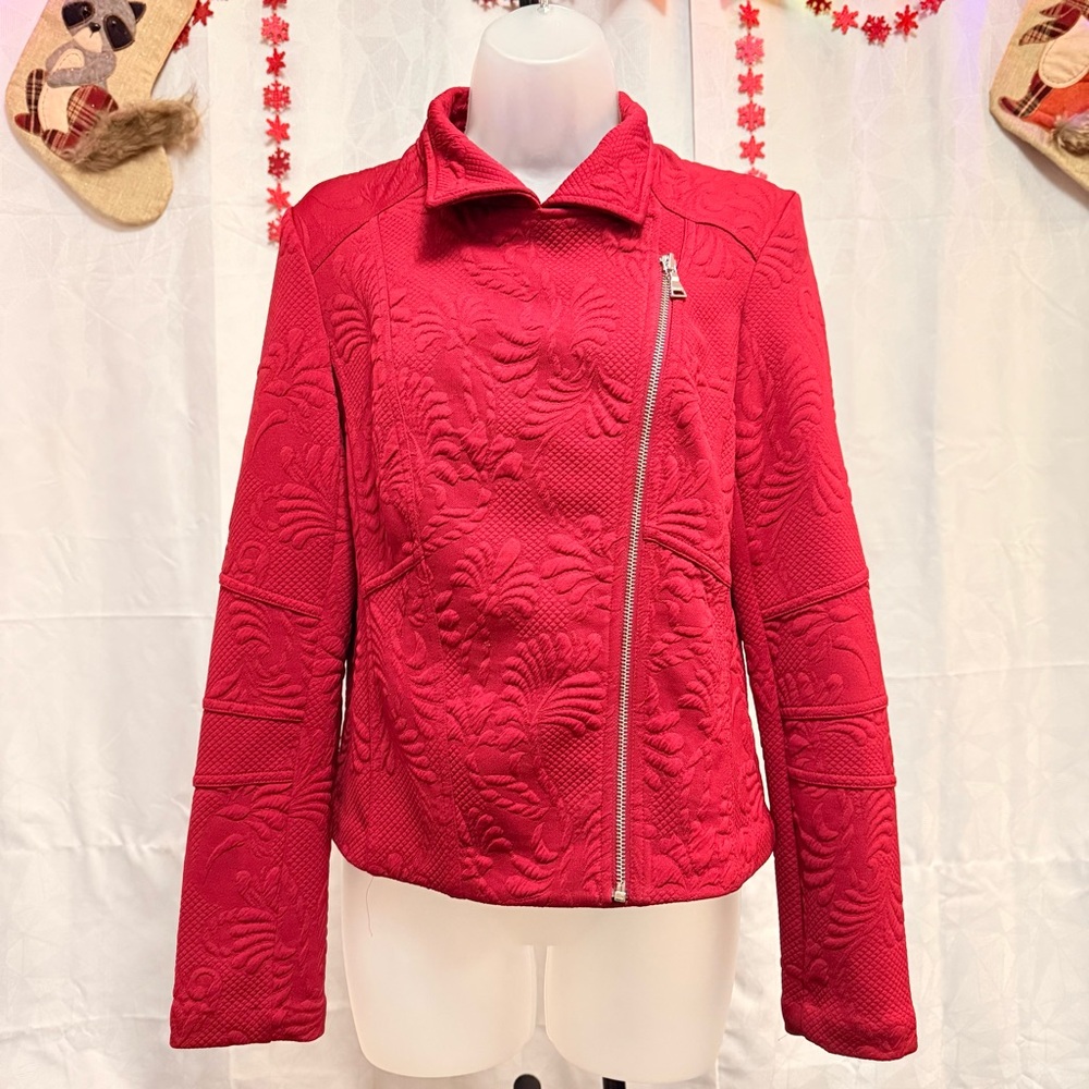 Express Women's Red Maroon Elegant Jacket